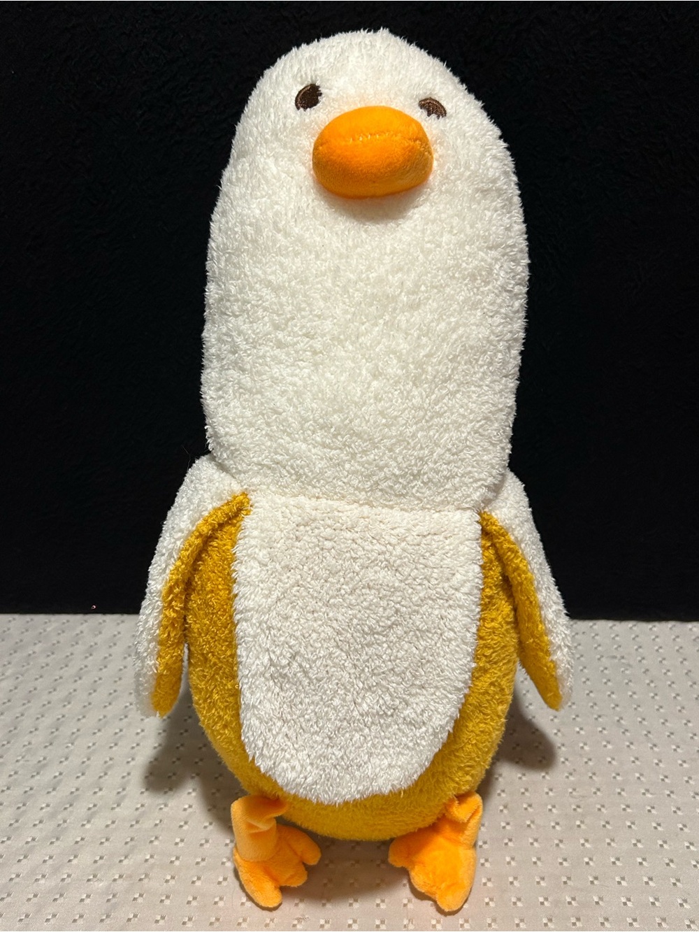 Banana Duck Plush Toy Cute Plushie Hugging Plush Pillow Duck 17”